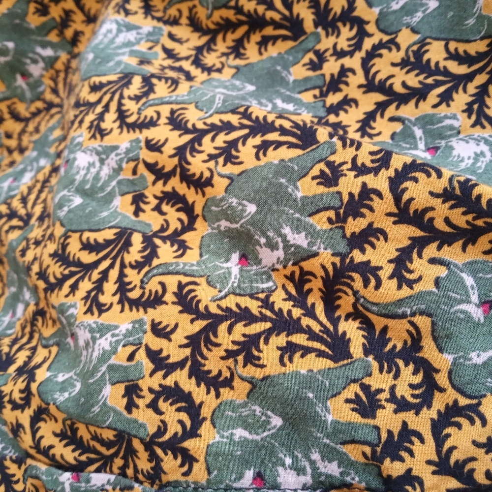 J.Crew 4 Elephant Print Ratti Top - Picture 11 of 13